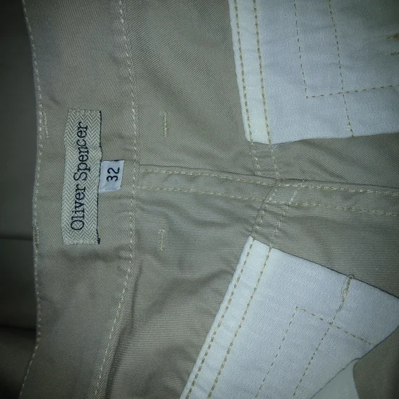 Oliver Spencer Beige Chinos - Picture 2 of 3
